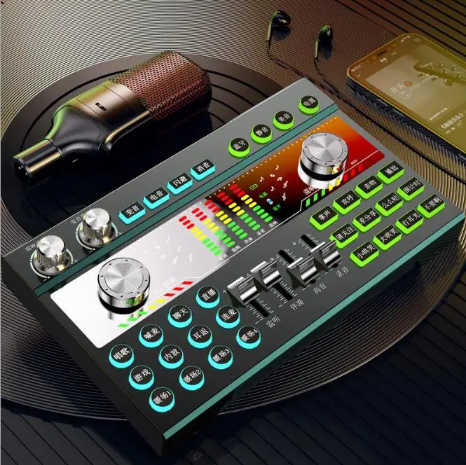 X600 отличное качество голосового аудио интерфейса с DJ микшером живой потоковой звуковой