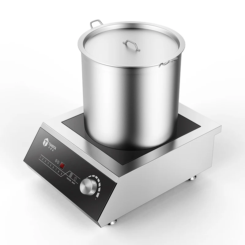 China Manufacturer 5KW Touch Knob Induction Cooktop Commercial