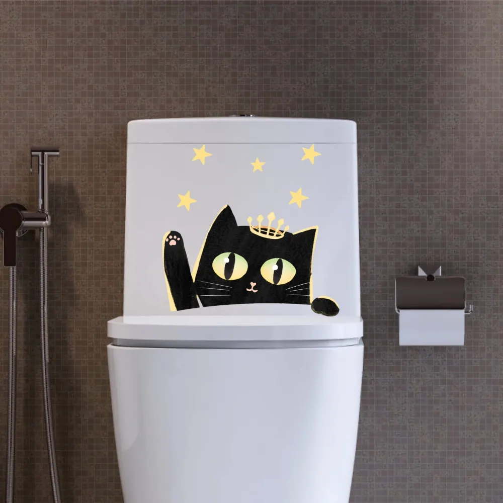 Новая наклейка на унитаз