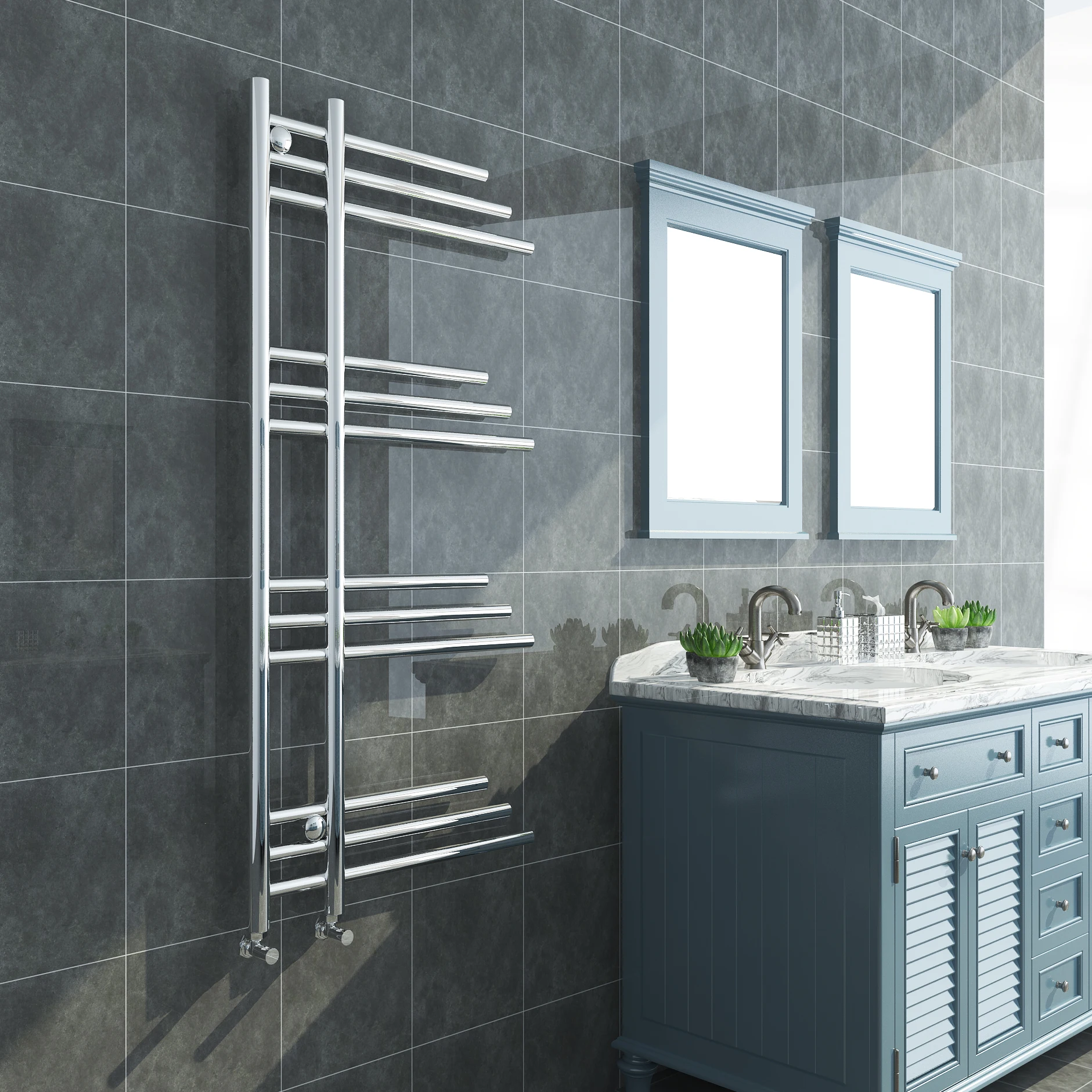 China Best Custom Heat Pipe Radiator Irregular Shape Fashion Design Home Heated Towel Radiator Heating Bimetal Radiator