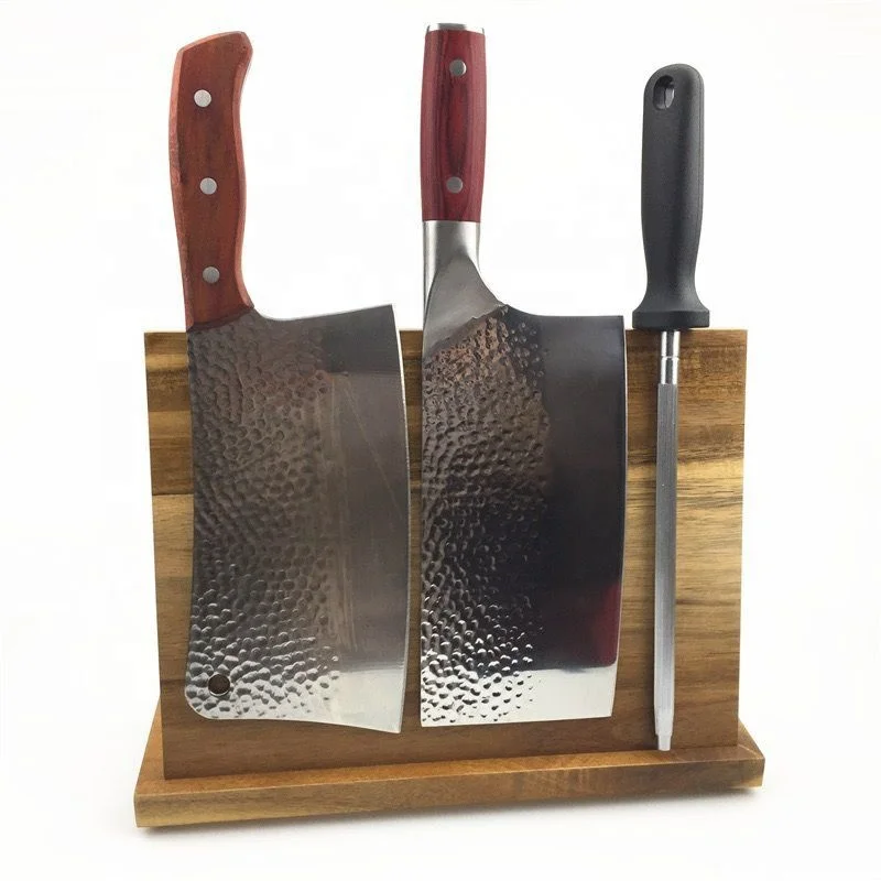 Home Kitchen Magnetic Knife Block Holder Rack Magnetic Stands with Strong Enhanced Magnets Multifunctional Storage Knife Holder