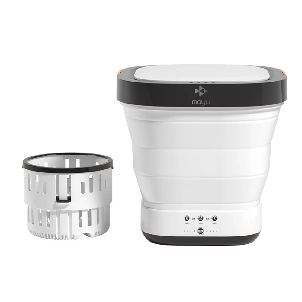 Global Version MOYU F2 MINI Folding Washing Machine 0.8kg Washing Capacity With Drain Bucket for Travel and School Dormitory