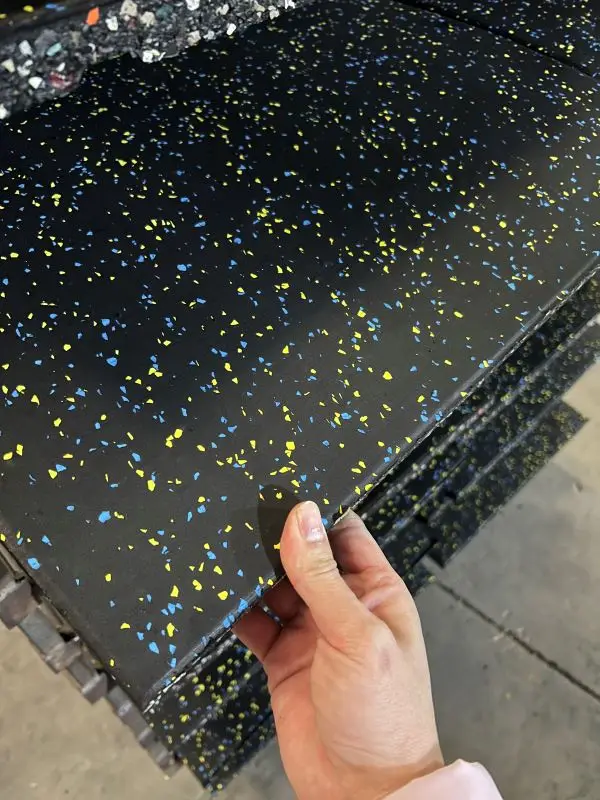 Sports Rubber Mat Fitness Mat gym club rubber flooring