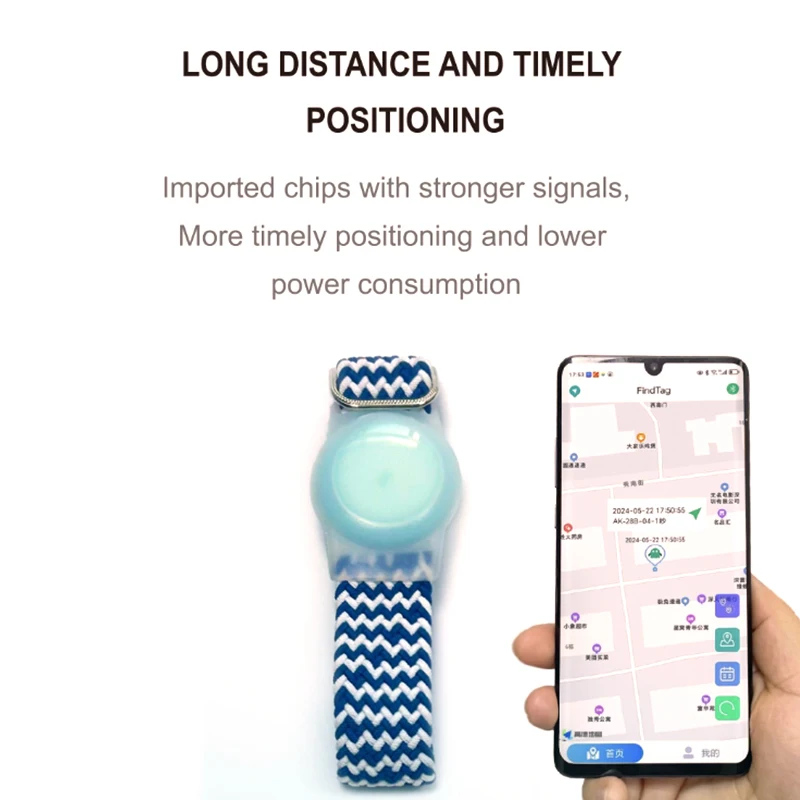 Universal Android IOS LBS Positioning IP67 Waterproof Tracking Device Airtag Anti-Lose GPS Pet Tracker For Track Viewing
