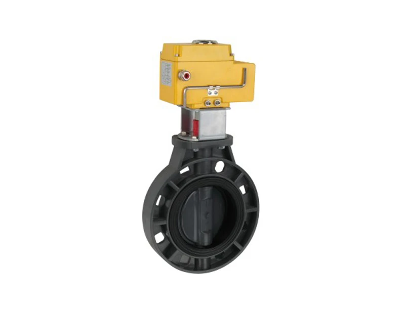 IRRIGATION SYSTEM DIRECT FACTORY UPVC PNEUMATIC ACTUATOR BUTTERFLY VALVE