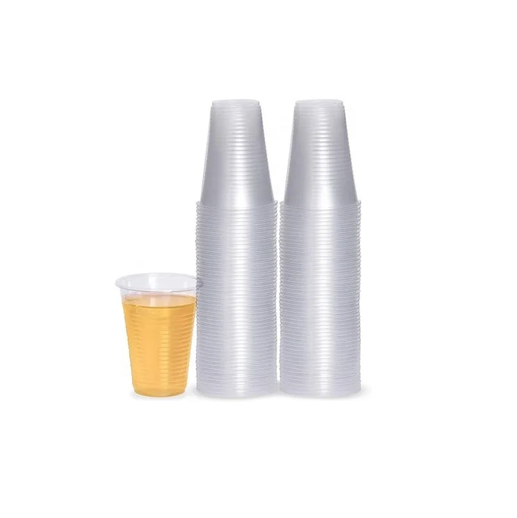 Fuling Custom Clear PP Plastic Cups Disposable Plastic Water Cup 2.5 3.5 6 7 8 9 10 12 14 16 20 oz