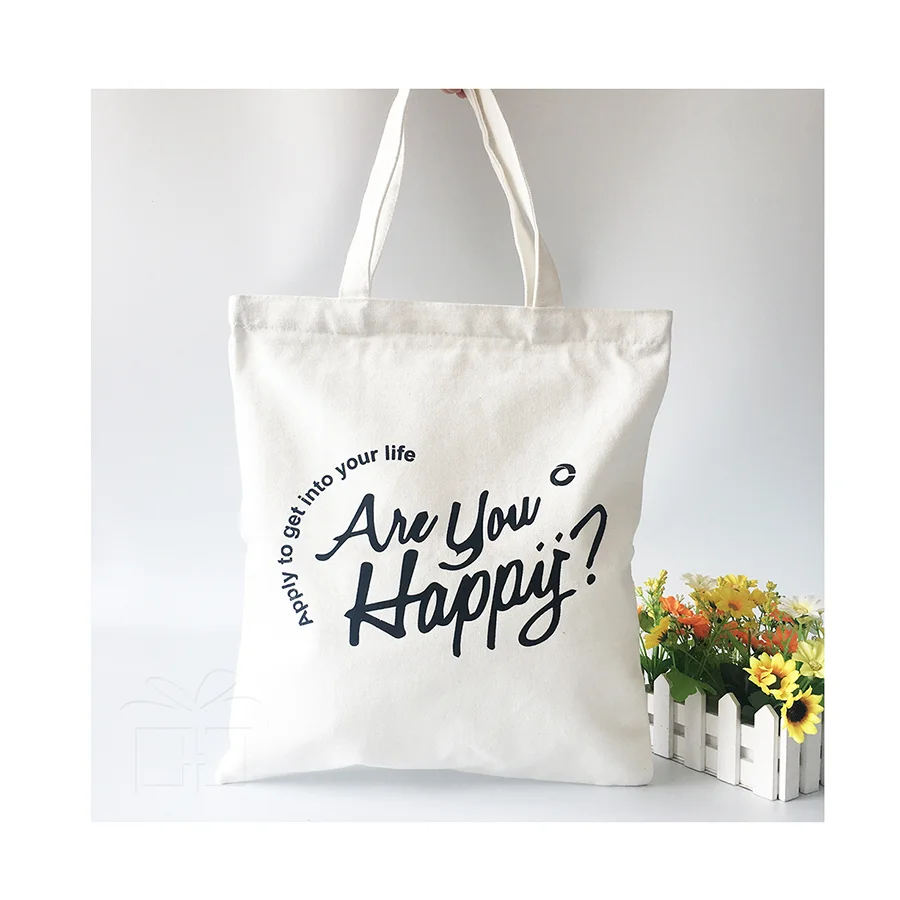 reusable cotton bamboo bag canvas zipper lady hand packing bags ecologic got tote bag