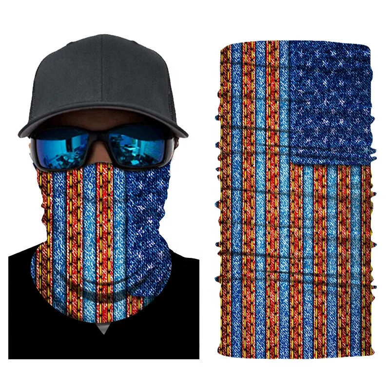 Fashion Bufanda Tubular Hijab Camo Bandana Scarf Seamless Neck Tube Bandana Standard  Men Bandana