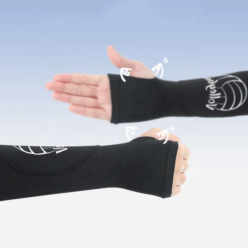 1 Pair Volleyball Arm Sleeve Gloves Forearm Compression Wrist Support Brace Protector Sport Arm Guard