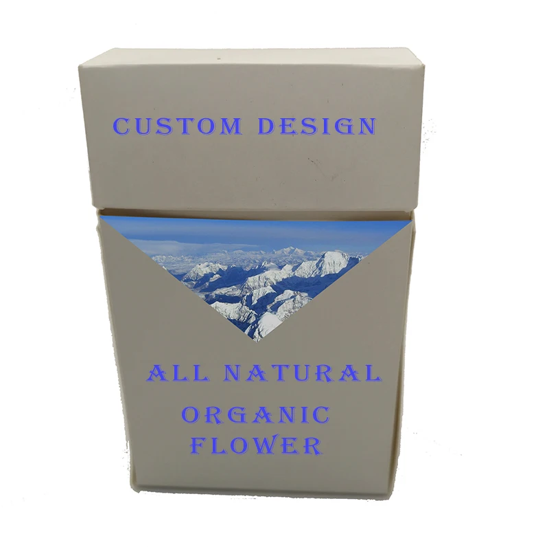 
Free Design Cartridge Packing Engraving Pre Roll Storage Flip Cover Cigarette Box Custom Packaging Box 