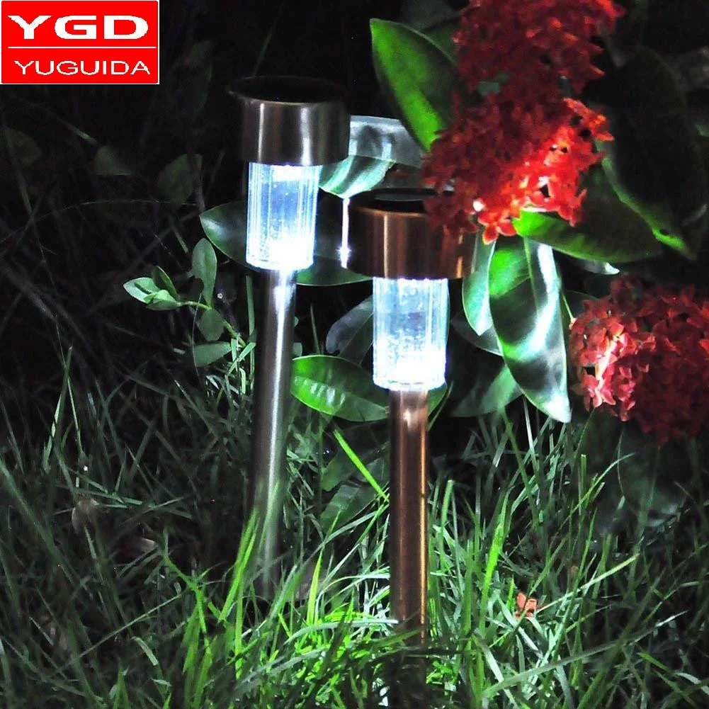 
Popular Lawn Lamps Waterproof Outdoor Solar Power LED Spot Light Garden Path Landscape Decoration Lights 