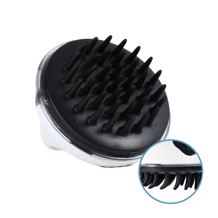 Factory Wholesale Hair Scalp Massager Comb Dispenser Serum Oil Silicone Hair Massage Brush