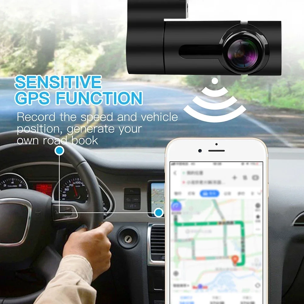 Factory Direct sales Wireless Dash Cam Mini WIFI Car Black Box 1080P DashCam DVR Cameras For Car Monitor Auto Camcorder Recorder