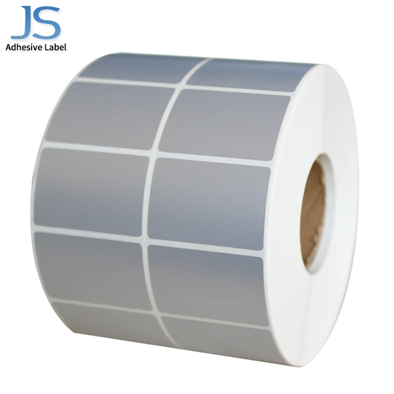 
Personalized reflective tear-resistant silver PET sticker for filter element 