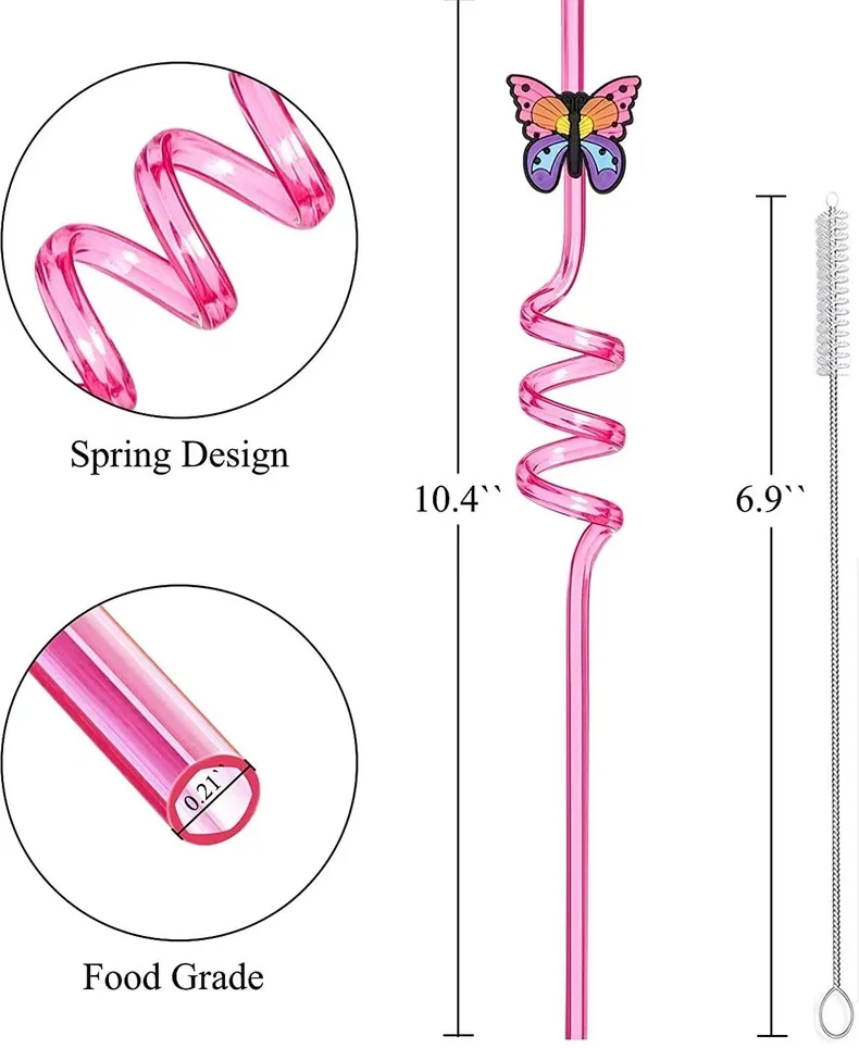 Wholesale Rubber Cute Narutoes  cartoon movies theme straw topper 6-8 mm mold silicone charms for party cute bar accessories