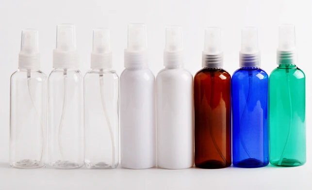 Wholesale empty plastic spray bottles 100 ml pet spray bottle with fine mist sprayer