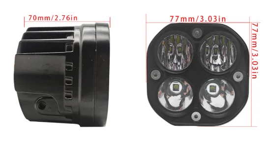 3 Inch 40W Led Work Light 12V 24V Car Fog Lamp 4x4 Off  Motorcycle Driving Lights