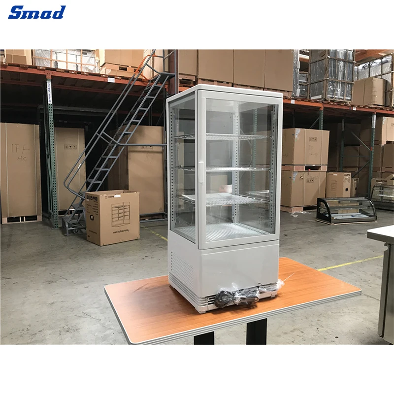Smad OEM плоские стеклянные столешницы-охладитель 96L витрина для