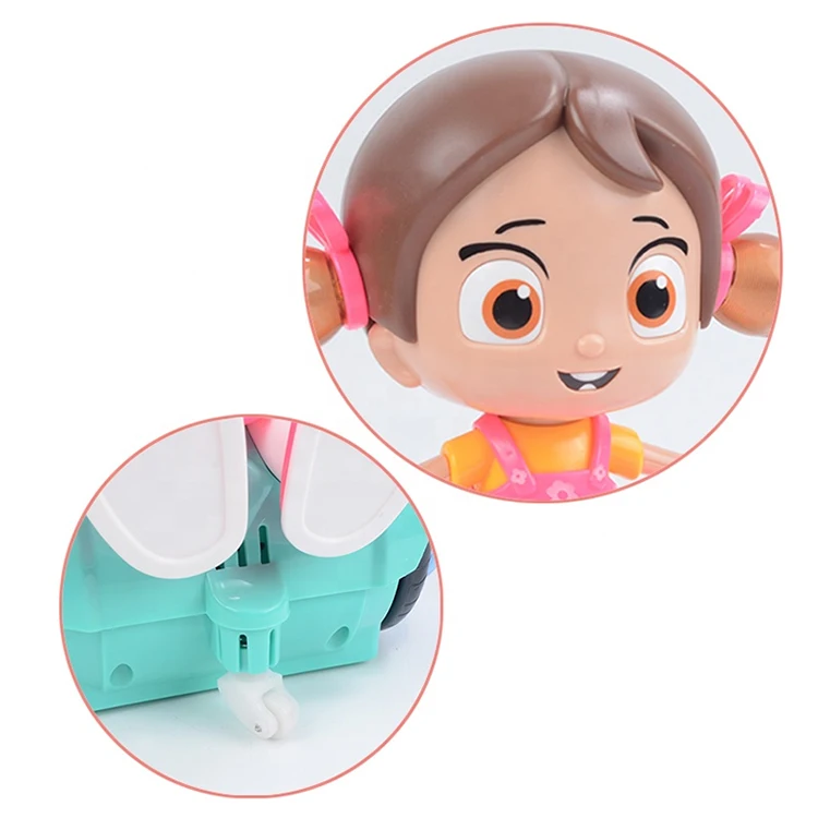 Wholesale Funny Cartoon Rotating Baby Electric Lighting Music Girls Dance Dancing Toys For Kids