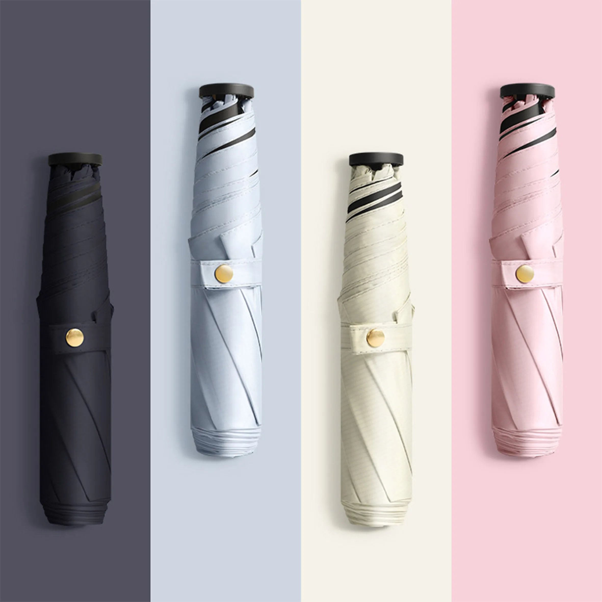 Low Price 8k Compact Digital Print,Folding Umbrella Anti UV and Rain Windproof Automatic Open 3 Fold Umbrella With Custom Logo/
