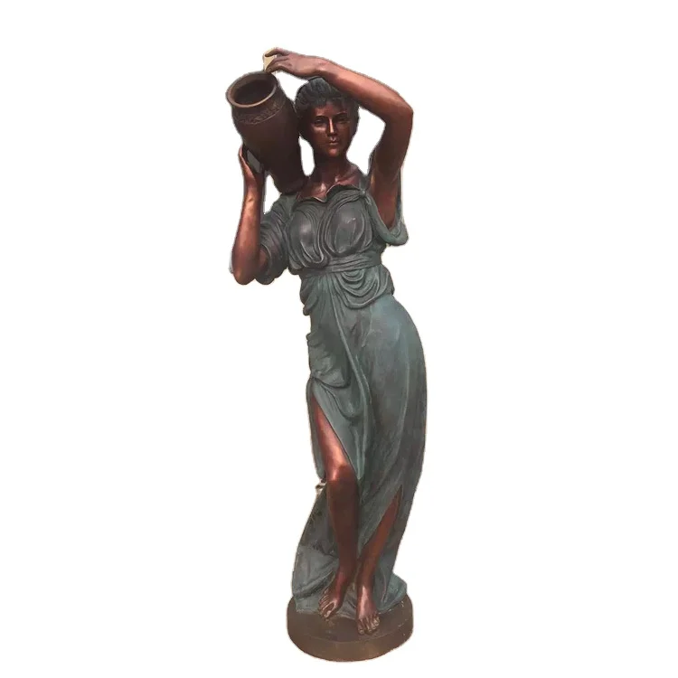 Sports ball figure family child cast copper bronze sculpture