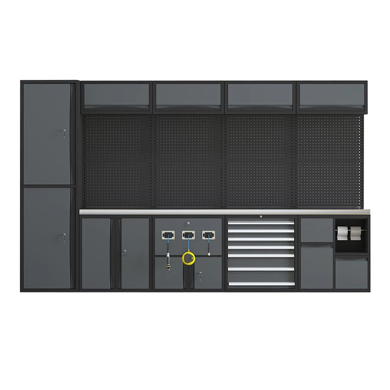 Durable Steel Cabinets Garage Workbench Design Tool Storage Cabinet Drawer Heavy Duty Tool Chest System Metal