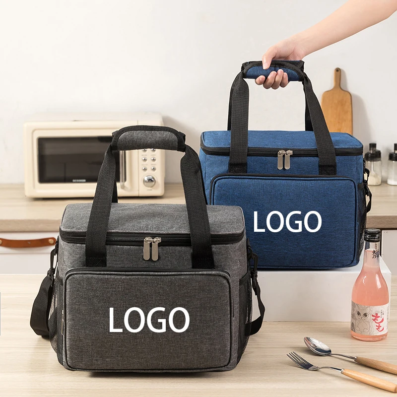 Custom Brand Leak Proof Thermal Insulated Lunch Bag Soft-Sided PEVA Cooler Bag for Picnic Camping Travel