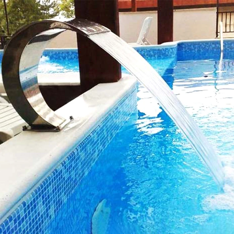 Out Door Waterfall Water Mirror Garden Stainless Steel Pool Fountain