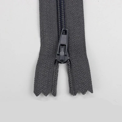 Stock 3# Self-Locking Nylon Zipper 20Cm Closed End Zipper Color Custom Suit Pants Garment Zipper