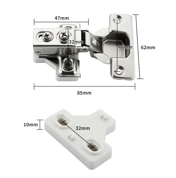 Hidden Stainless Steel Cabinet Soft Close Hydraulic Hinge Folding Table Entry Wardrobe Exterior Hospital Furniture Factory