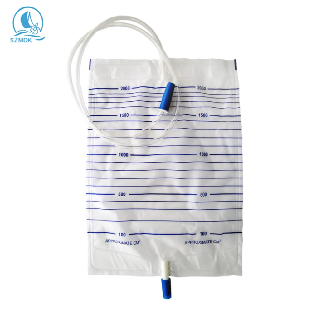 Medical Disposable Sterile Catheter Urine Collector Bags 500/1500/2000ml Manufacturers In China