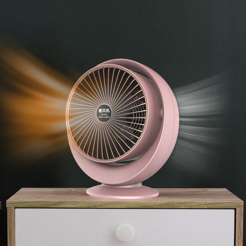 Custom Logo Desk Heater Mini Heaters Indoor Portable Electric 800W PTC Heater Fan For Hand And Foot