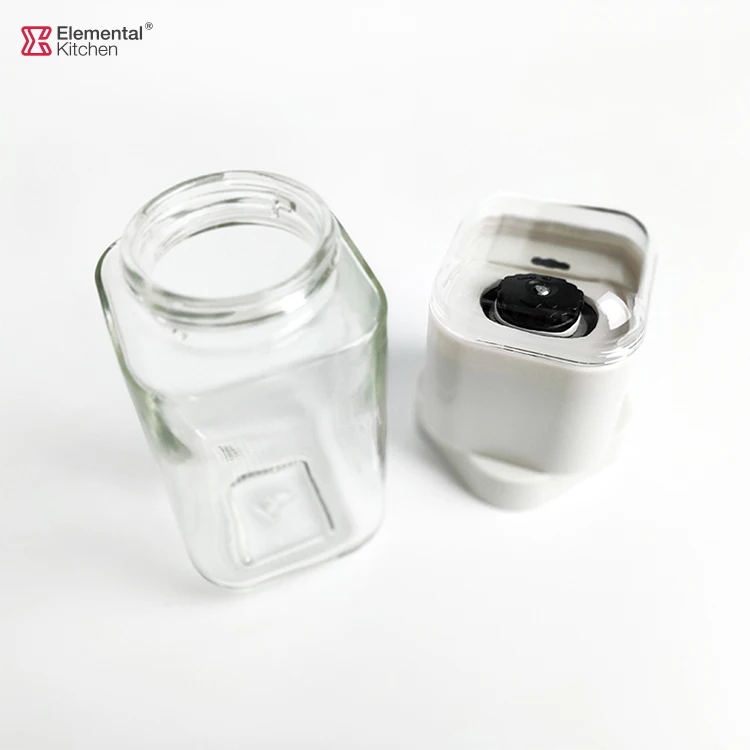 180ml spice jars grinder ceramic core pepper grinder parts popular type pepper mill