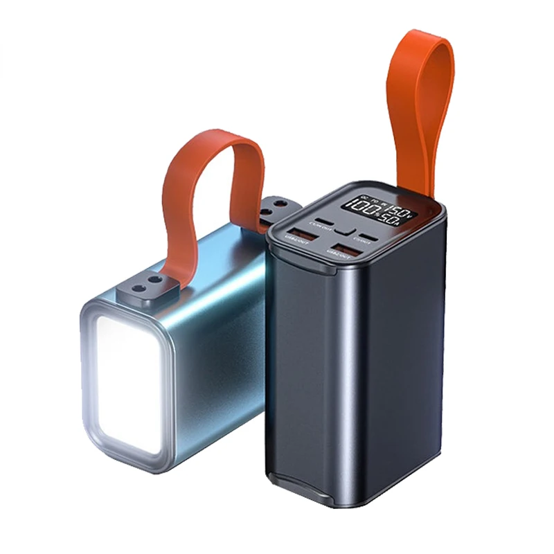 Factory Powerbank 100W Powerbank 30000MAh 22.5W Type C PD Emergency Power Painting Quick powerbanks for laptop