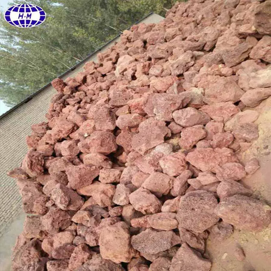 Китай природный ландшафтный камень из красной лавы вулканический для продажи