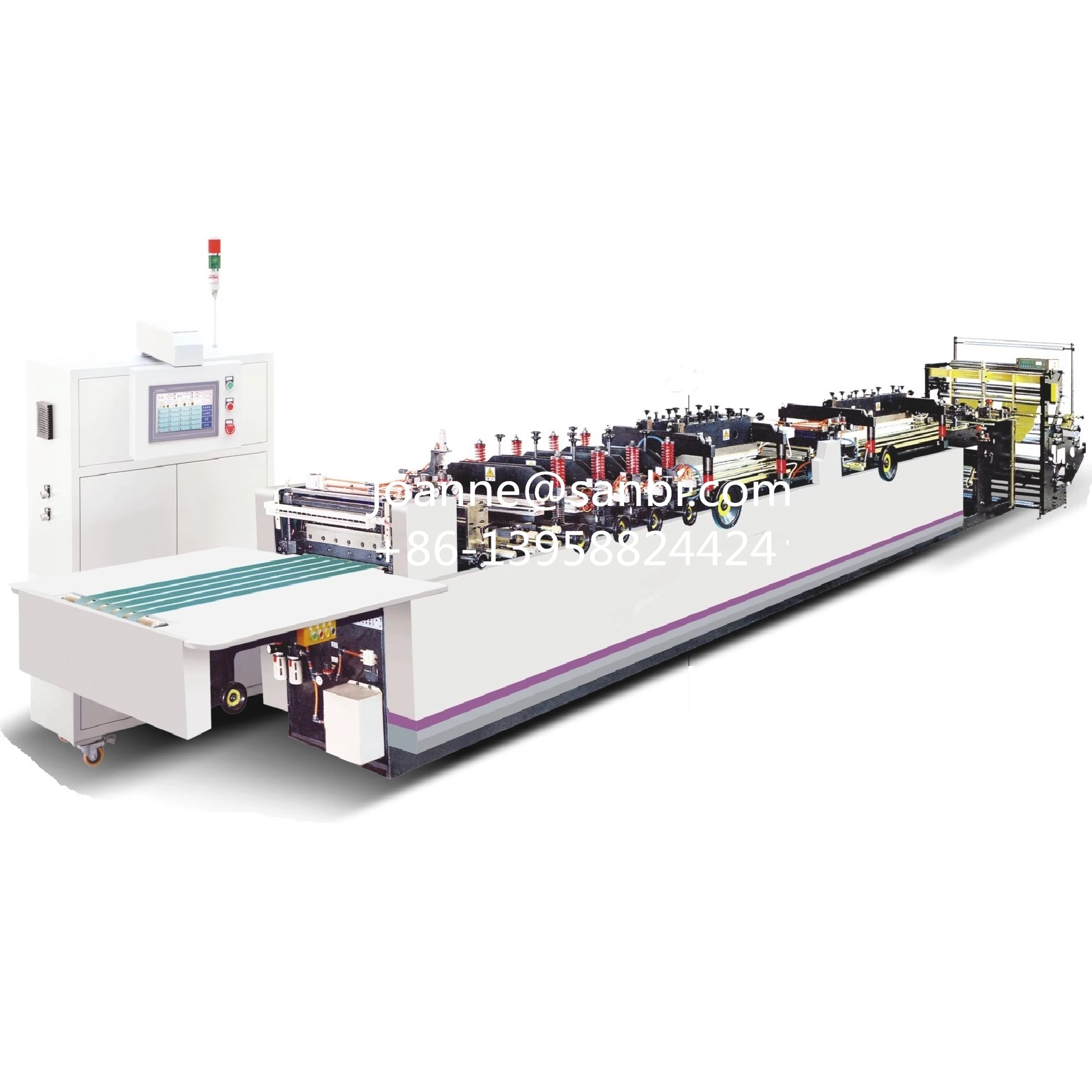 Автоматическая многофункциональная трехсторонняя машина для изготовления мешков на молнии