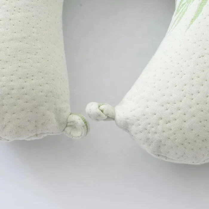 U Shape Bamboo Neck Support Pillow Memory Foam Neck Pillows