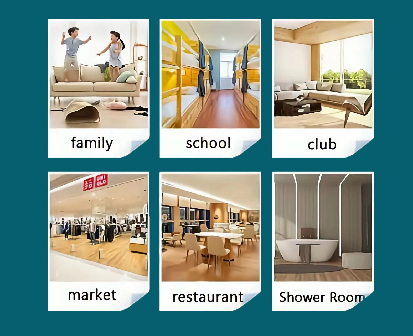 Customized Wood Grain Waterproof Luxury Wear Resistant  Plastic Vinyl Click Unilin PVC Spc Floor