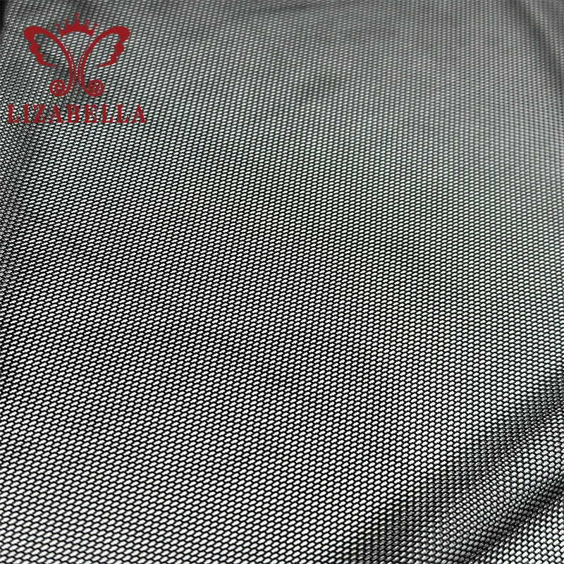 Mesh Fabric 95%polyestefr and 5%spandex Fbarics for Clothing Customized Stretch GSM Plain Polyester and Spandex Knitted 70GSM