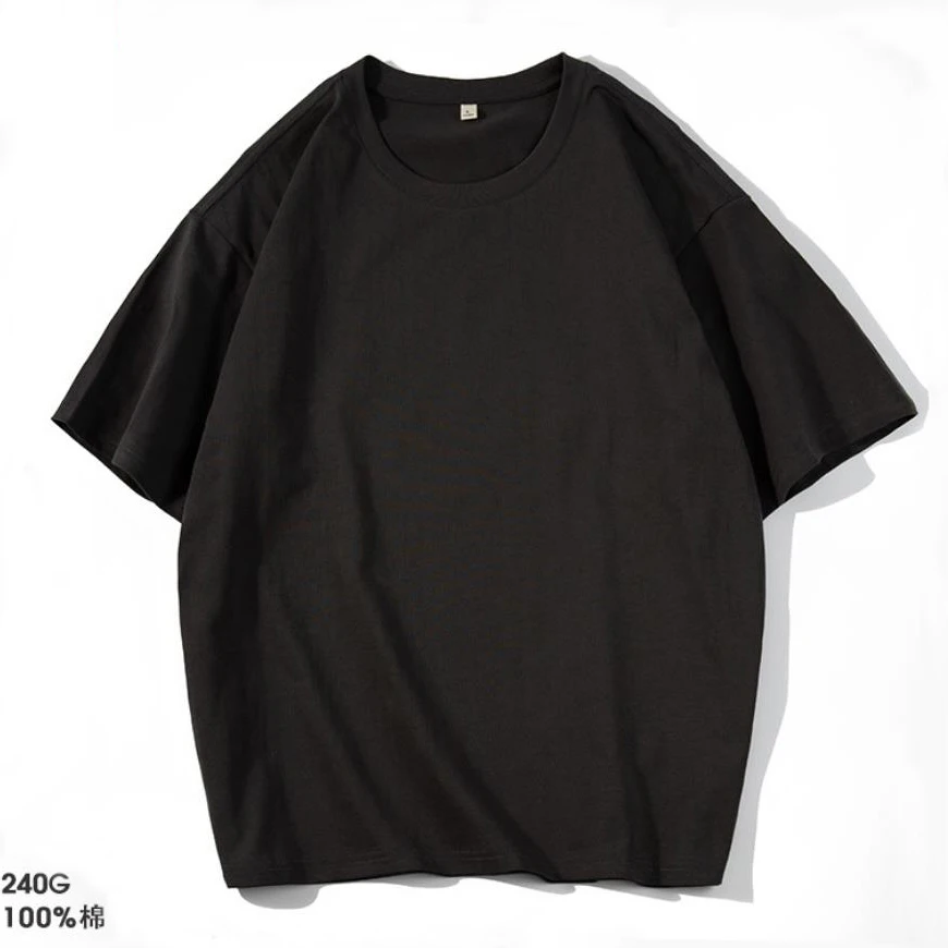 Мужская футболка с круглым вырезом, 240 г, 100% хлопок