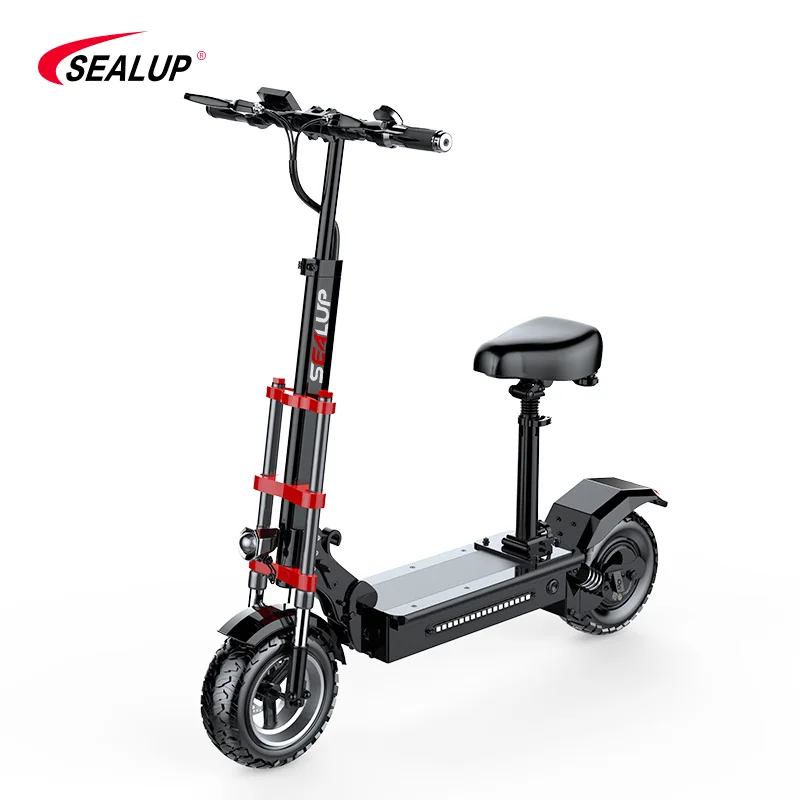 SEALUP 50-60km 2021 Electric Scooter  48v 500W/  1000w   Q20 Frame And Accessories For Sale