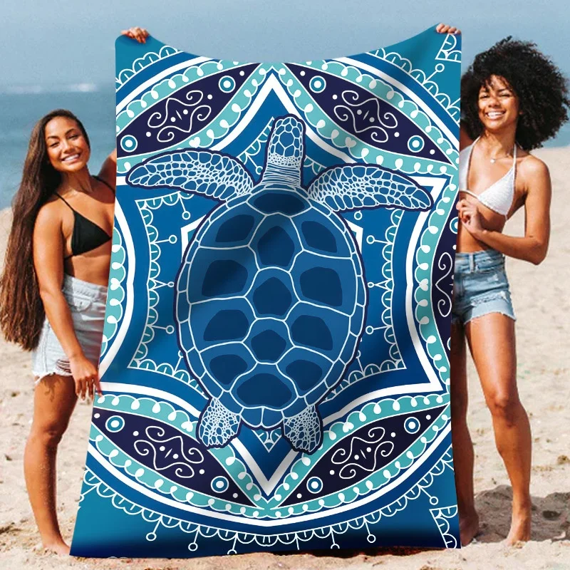 Сжатое пляжное полотенце из микрофибры