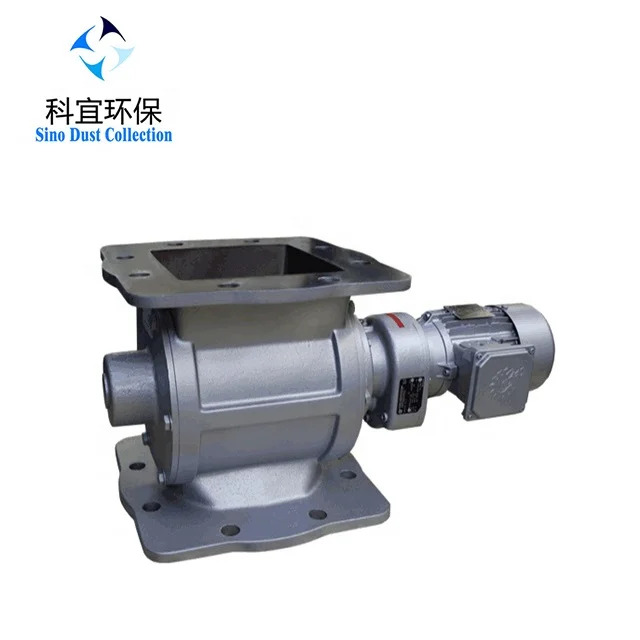 Silo discharging cement flap  rotary valve airlock