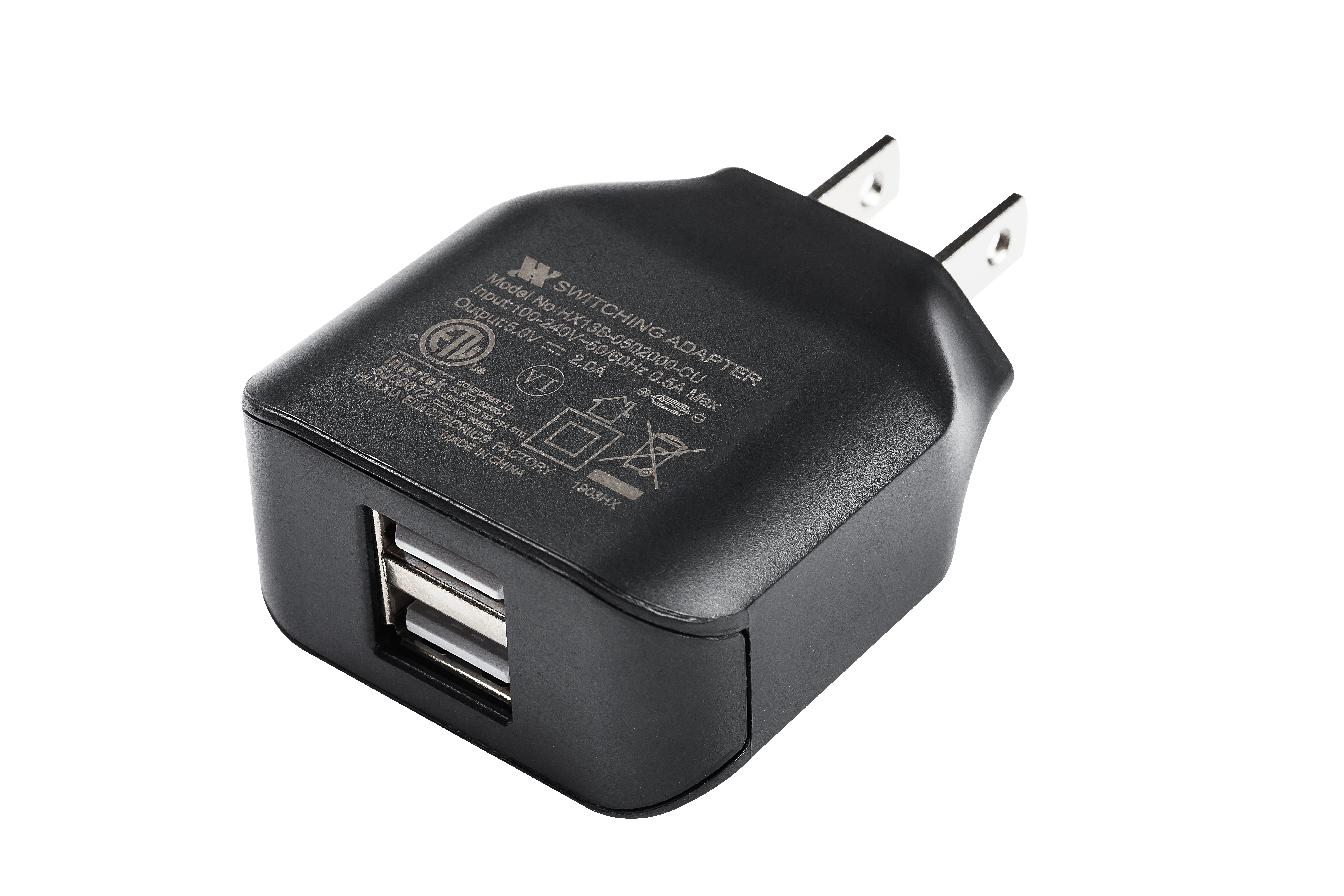 
dongguan Hua Xu manufacturer usb wall plug 5v 2a usb charger phone 