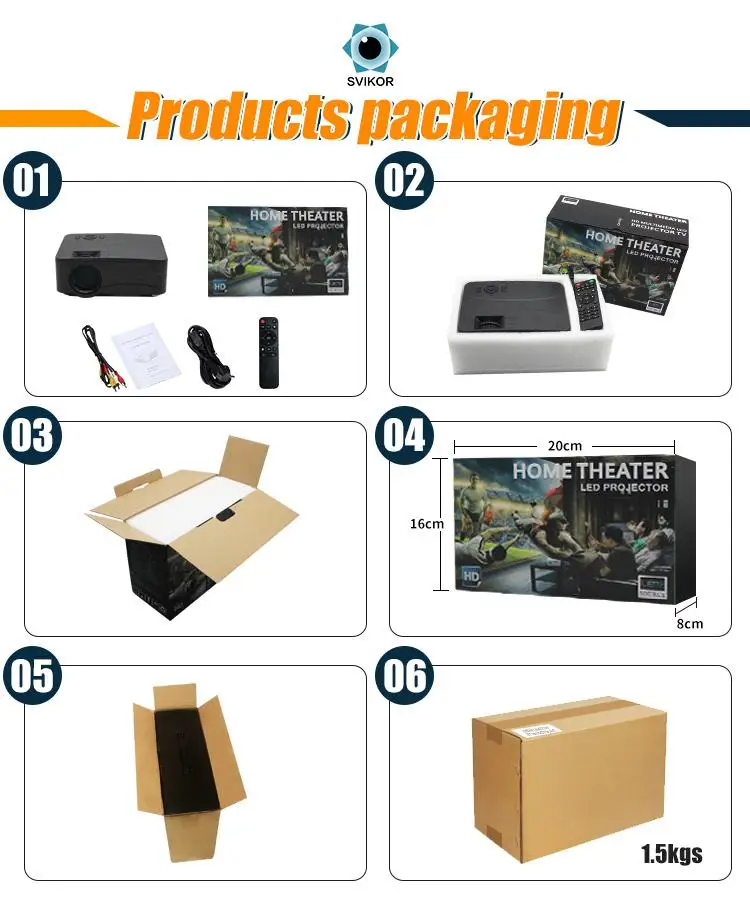 2019 factory directly laser HD 4k home 7d hologram projector