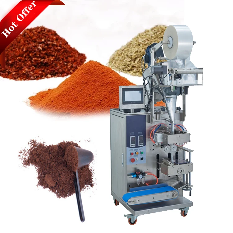 Stand up powder coco powder pepper powder spice filling packing machine