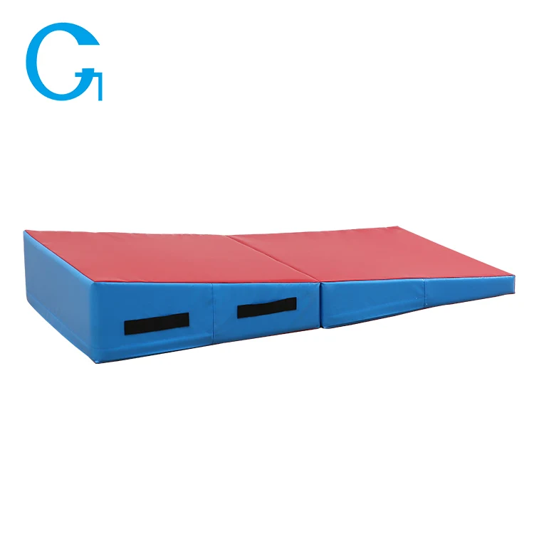 Gymnastics incline mat folding wedge mat for sale.