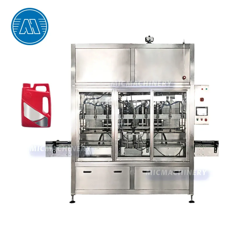 Automatic piston lubricant drum bottle lube engine motor car oil filling machine