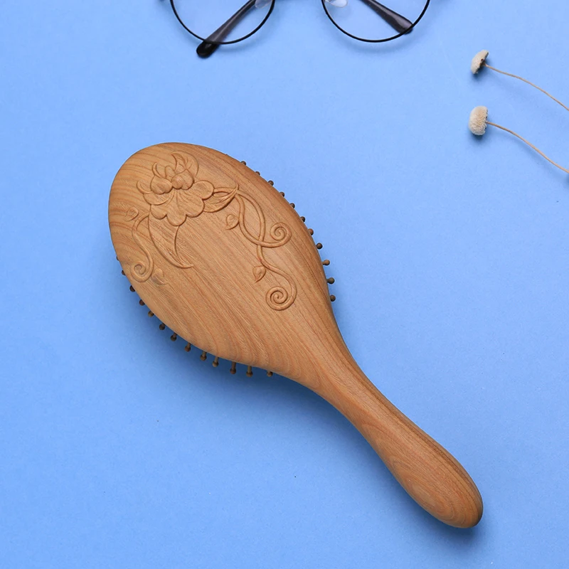 OEM manufacturer other gifts wood comb massage hairbrush air cushion comb customization
