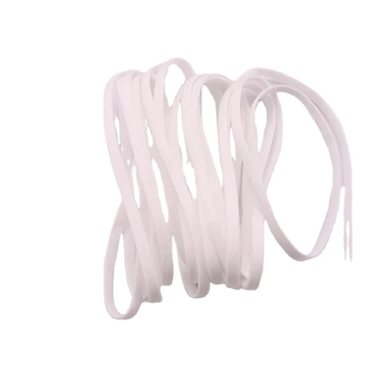 
Factory Direct Supply High Quality ECO-friendly 5MM White Flat Earloop Cord Elastic Band Ear Strap for Face Masks 